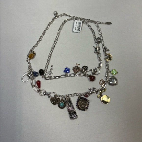 Free People Maxamillion World Traveler Multi-Layer Charm Necklace - Picture 4 of 5